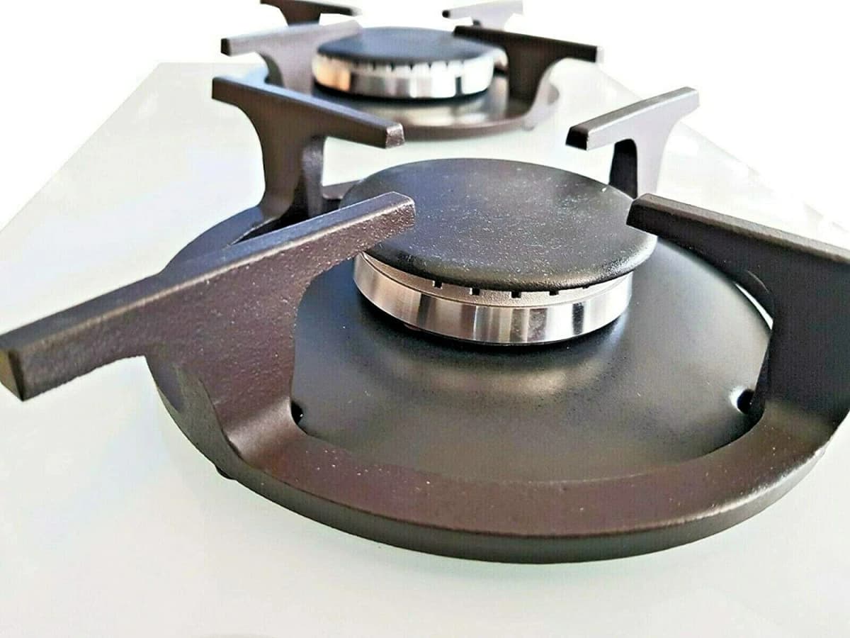 Piano Cottura LAREL a gas 2 Fuochi 30 cm Vetro/Bianco L828GB - 4