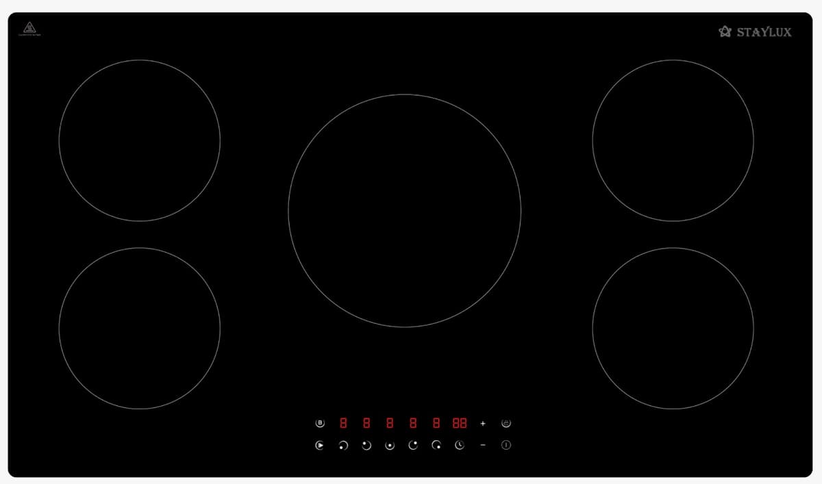 Piano Cottura STAYLUX a Induzione da 90 cm in Vetroceramica Nero HI90-05TB