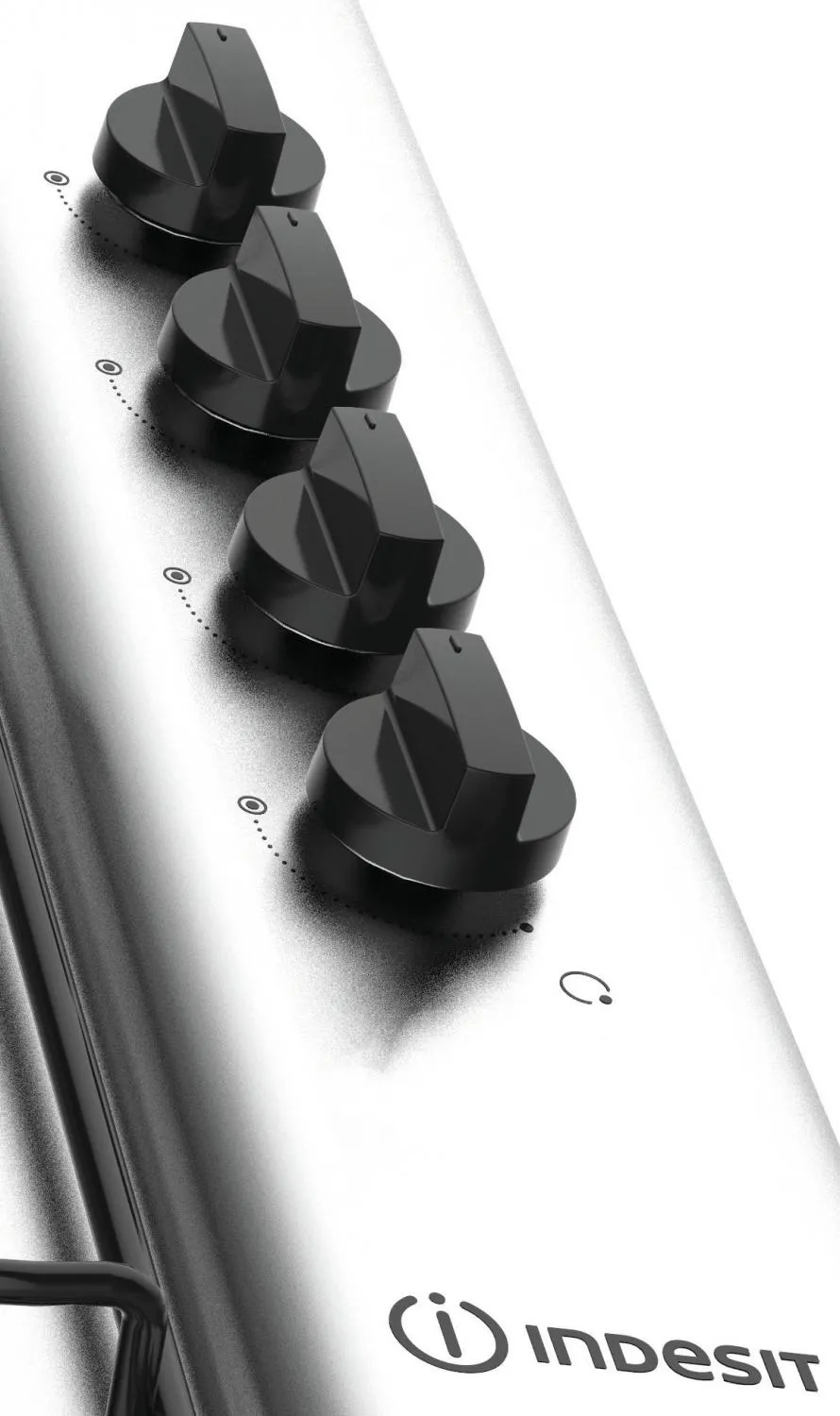 Piano Cottura INDESIT a Gas 60 cm Colore Inox PAA 642 IX/I WE1 - 3