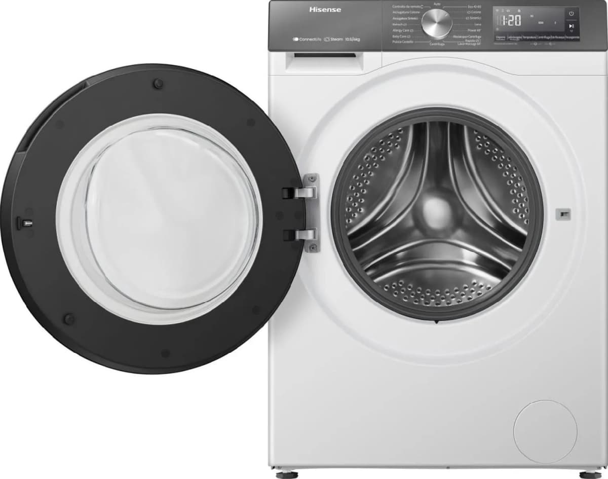 Lavasciuga HISENSE Lav.10,5 KG Asc. 6 KG Classe D 1400 giri WD3S1043BW7 - 3