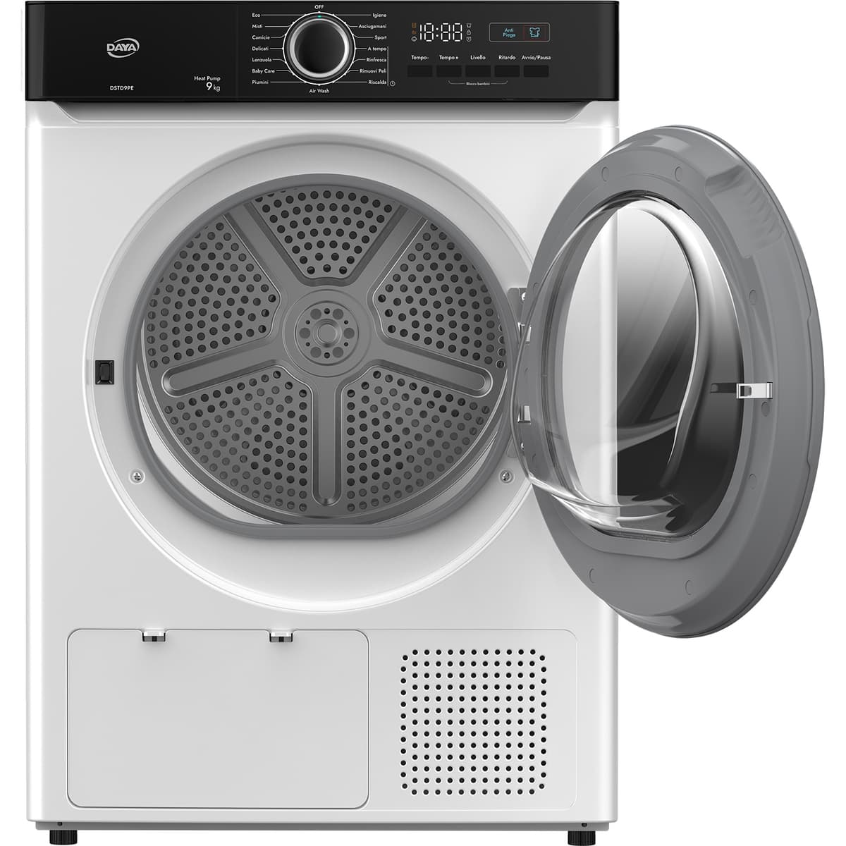 Asciugatrice DAYA 9 Kg Classe E Pompa di calore DSTD9PE - 3