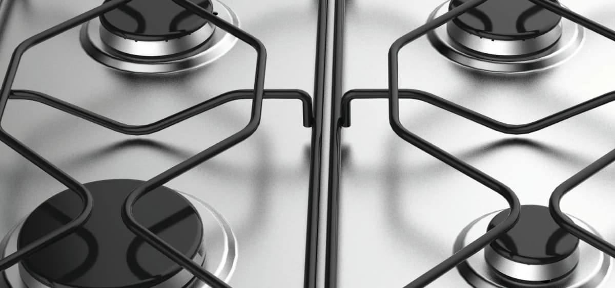 Piano Cottura INDESIT a Gas 60 cm Colore Inox PAA 642 IX/I WE1 - 4