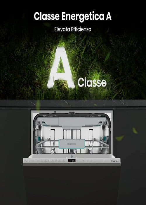 Lavastoviglie HISENSE da Incasso Classe A-10% 16 Coperti Inverter HV16A - 2
