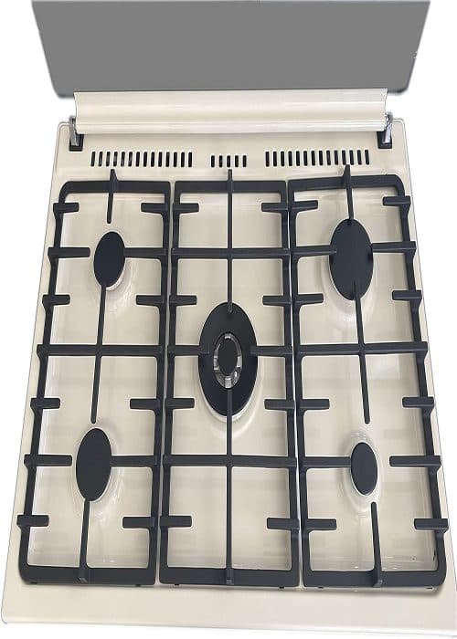 Cucina LAREL 5 Fuochi a Gas Tutto Forno elettrico 90x60cm Beige L90ER - 2