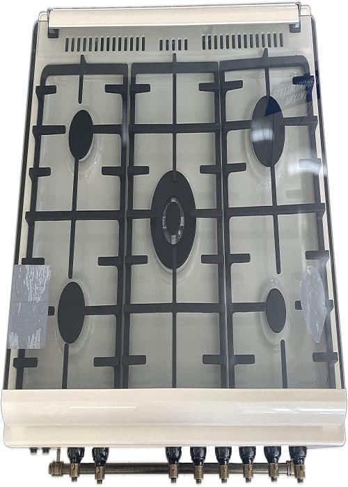 Cucina LAREL 5 Fuochi a Gas Tutto Forno elettrico 90x60cm Beige L90ER - 3