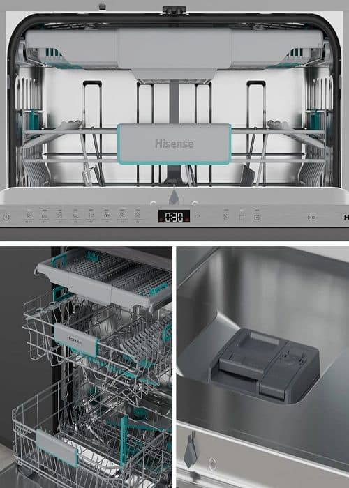 Lavastoviglie HISENSE da Incasso Classe A-10% 16 Coperti Inverter HV16A - 4