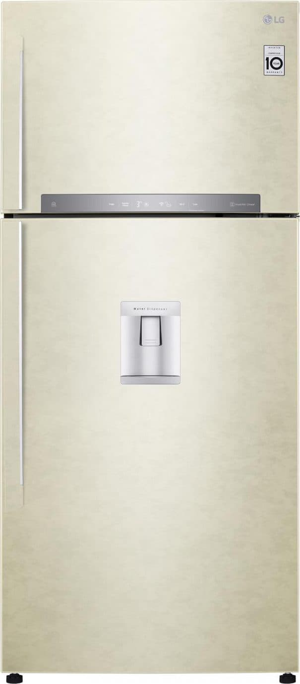 Frigorifero LG Doppia porta No Frost 509 lt Classe E Beige GTF744SEPED