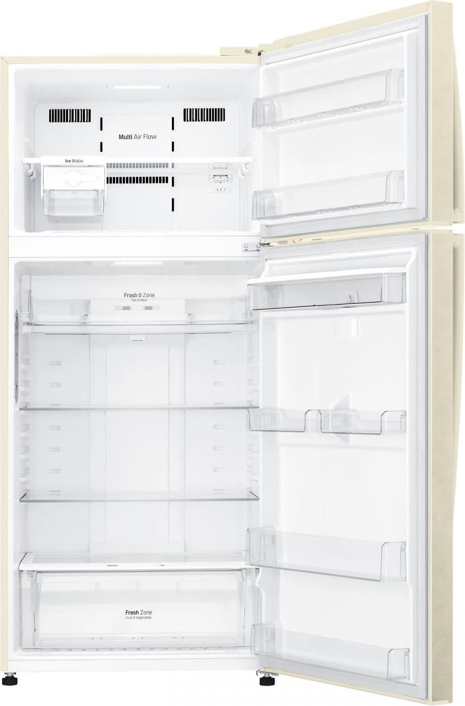 Frigorifero LG Doppia porta No Frost 509 lt Classe E Beige GTF744SEPED - 2