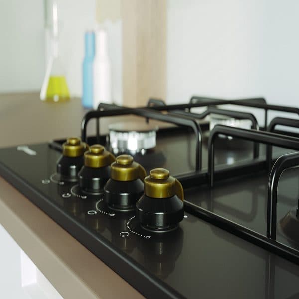 Piano Cottura INDESIT a Gas 60 cm Colore Antracite TH 642/I AN - 3