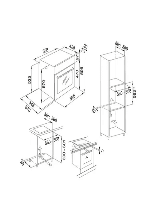 Forno FRANKE da Incasso 71Lt Multifunzione Ventilato inox FSM 86 H XS - 2
