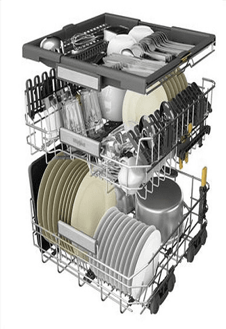 Lavastoviglie WHIRLPOOL Capacità 15 Coperti Classe C Colore Inox W7F HP43 X - 4