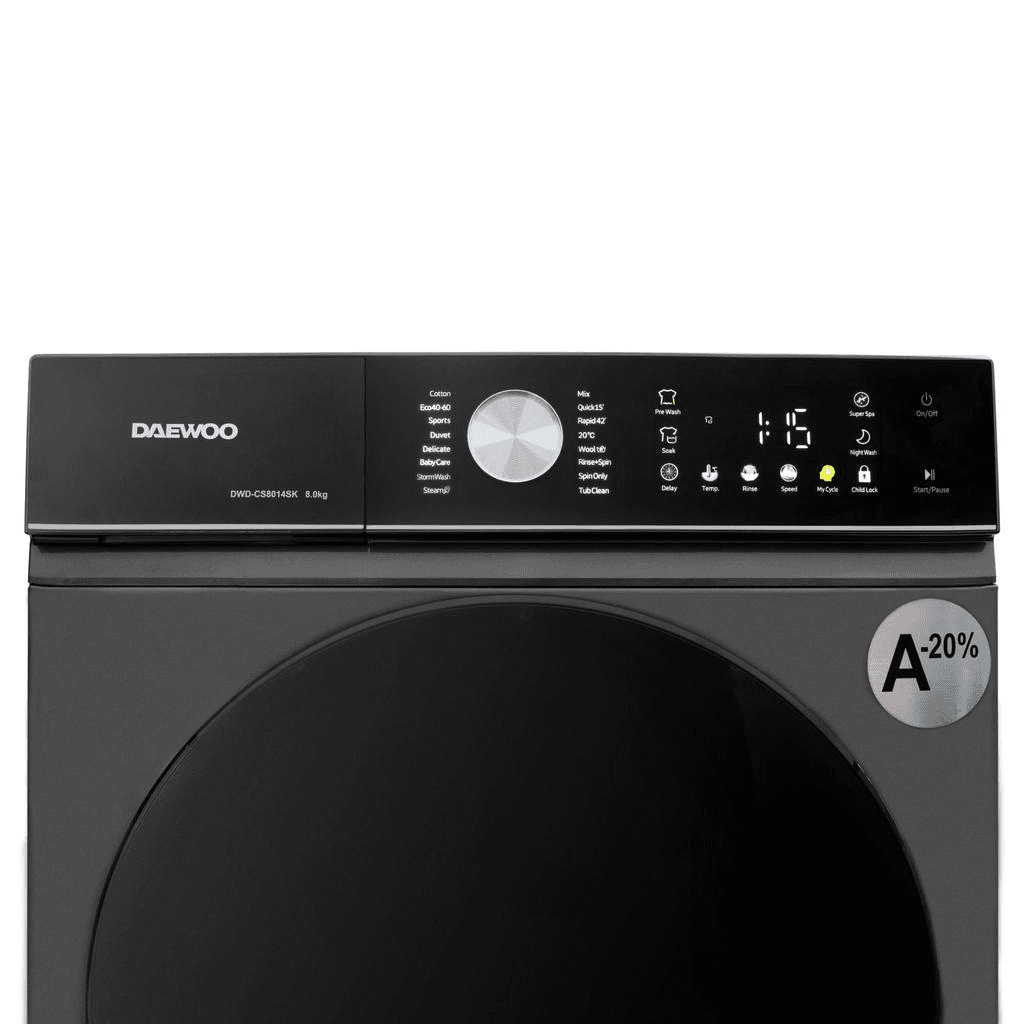 Lavatrice DAEWOO 8 Kg Classe A 1400 Giri DWDCS8014SK - 2