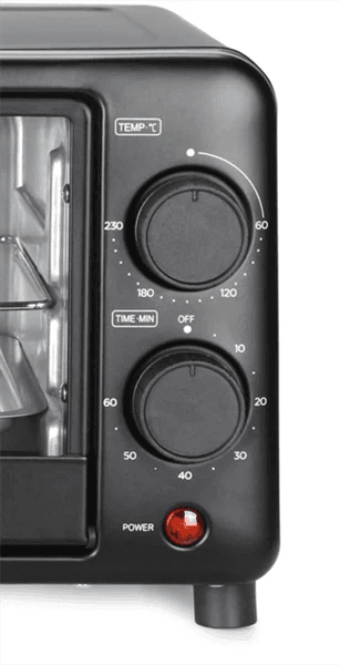 Forno elettrico KUMTEL 800W 10 Litri colore Nero HMFR-10 - 3