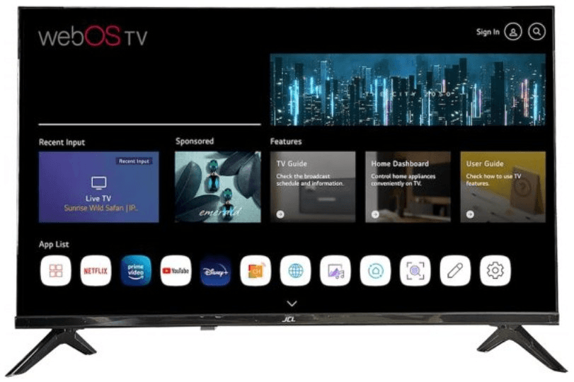 TV LED JCL Smart TV 32" HD Ready JCL32RWHD